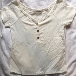 Button detailed short sleeve